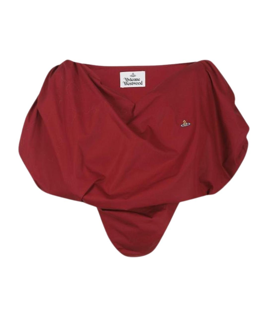 VIVIENNE WESTWOOD Красная хлопковая майка, фото 1