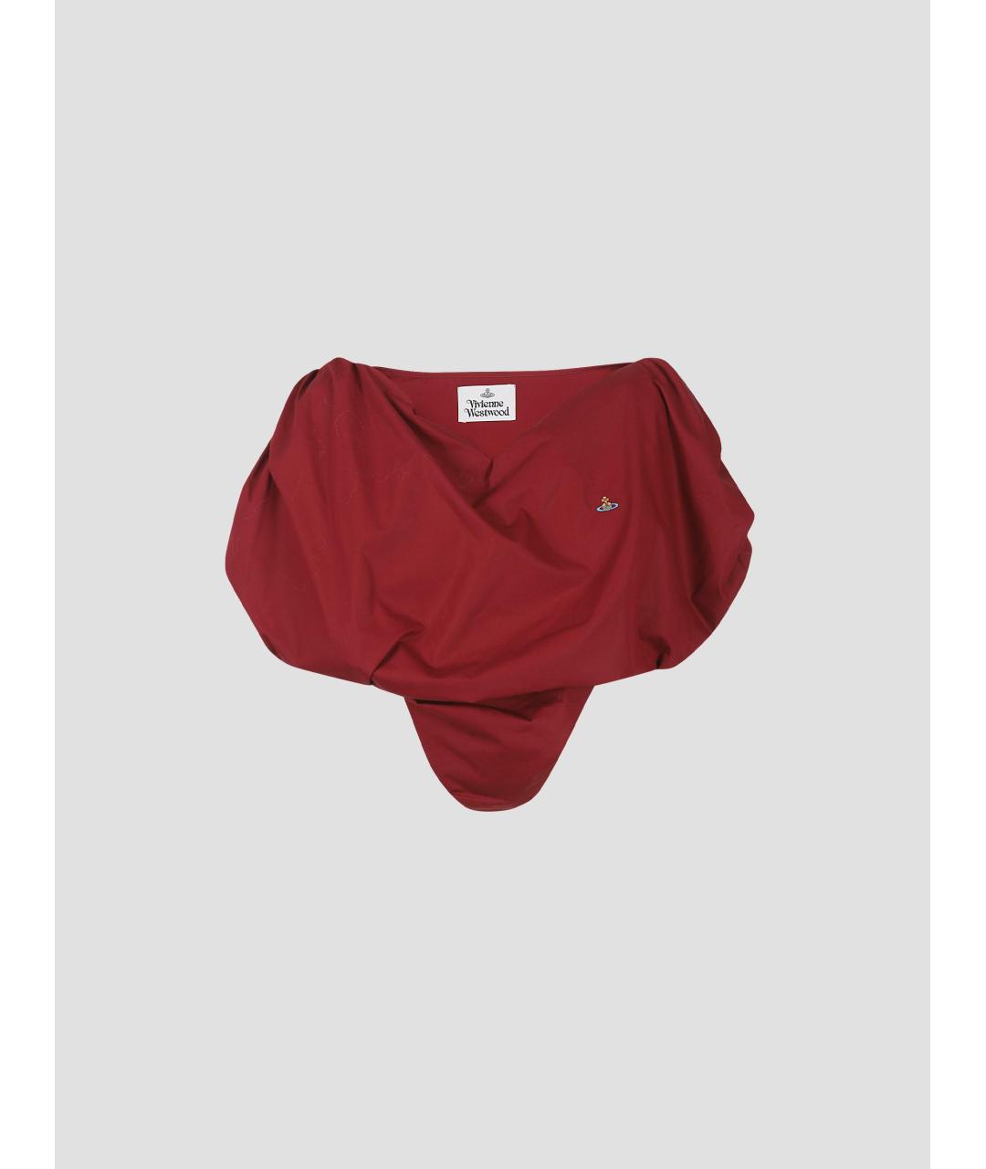 VIVIENNE WESTWOOD Красная хлопковая майка, фото 4