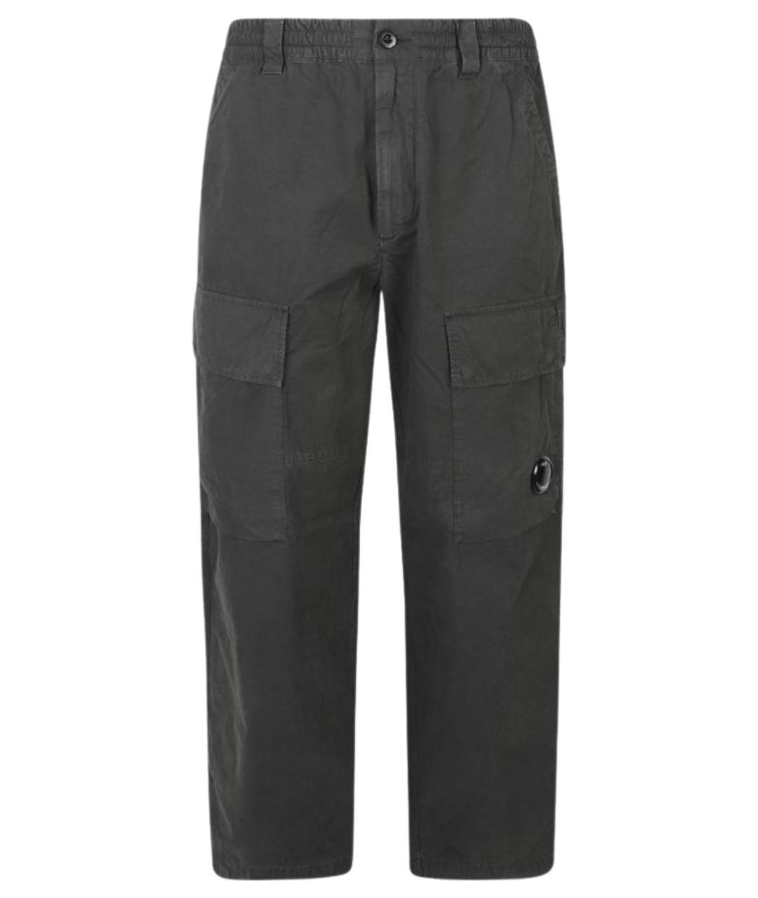 CP COMPANY Серые хлопковые повседневные брюки, фото 1
