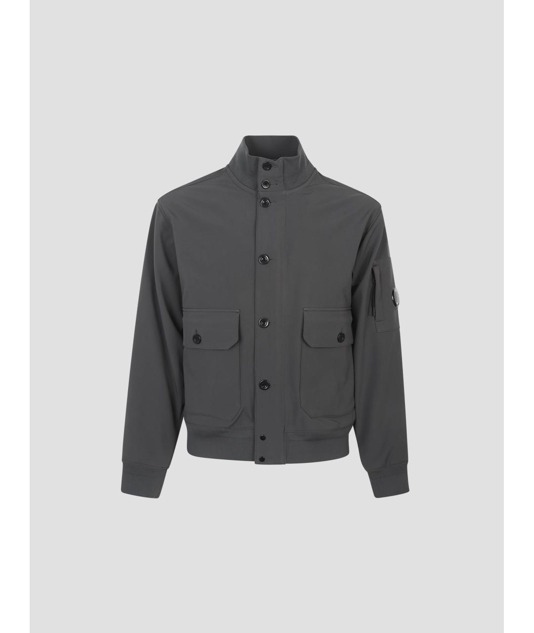 CP COMPANY Серая полиэстеровая куртка, фото 4
