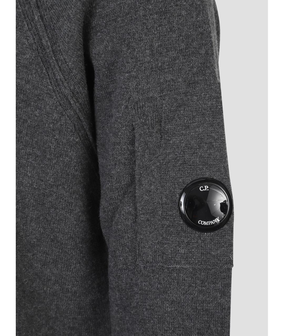 CP COMPANY Серый шерстяной джемпер / свитер, фото 3