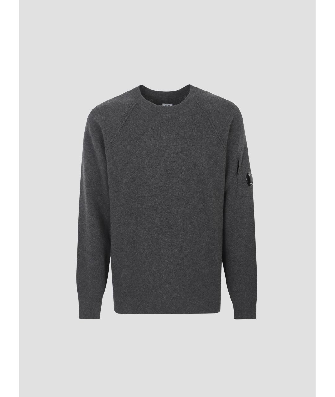 CP COMPANY Серый шерстяной джемпер / свитер, фото 4