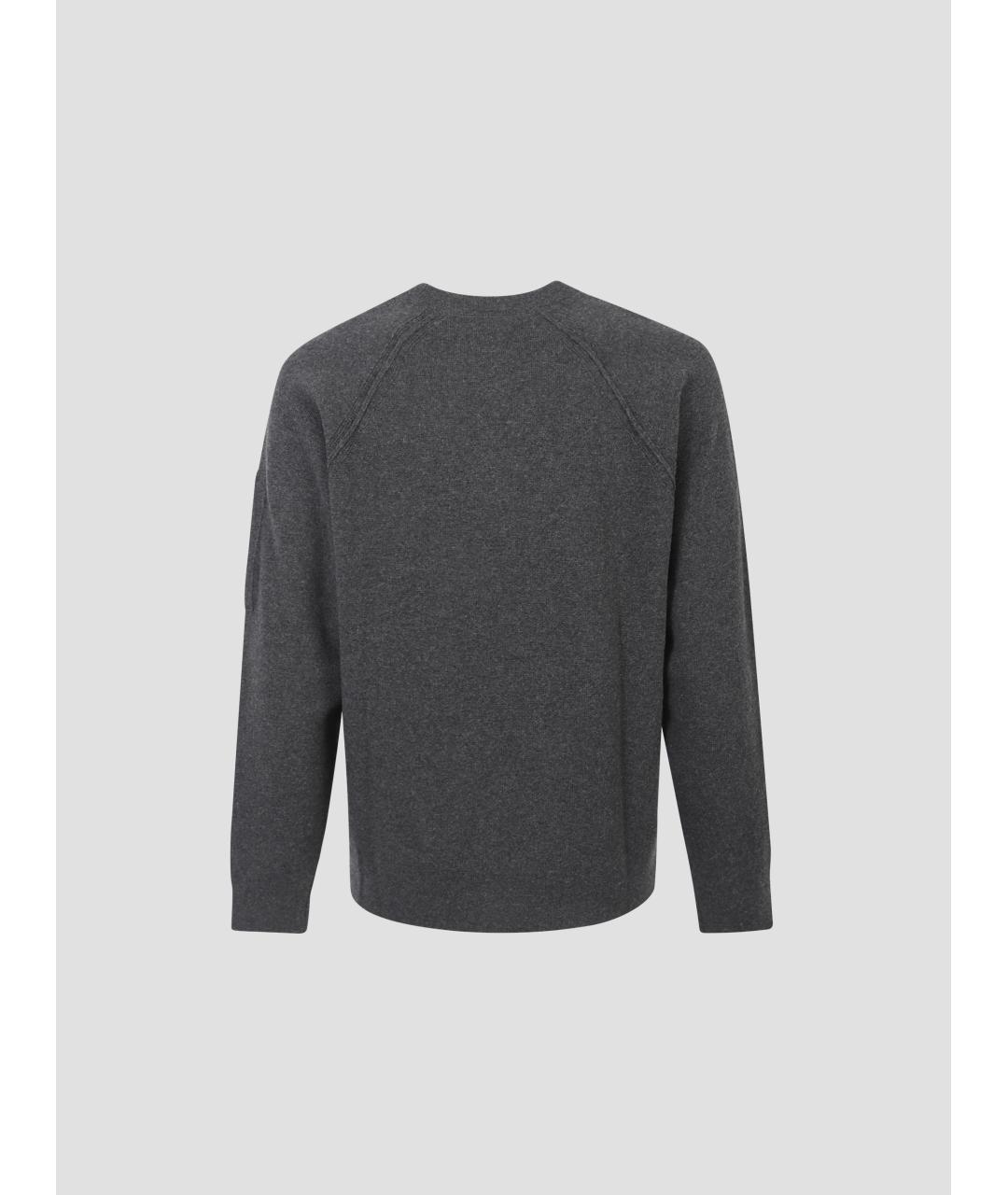 CP COMPANY Серый шерстяной джемпер / свитер, фото 2