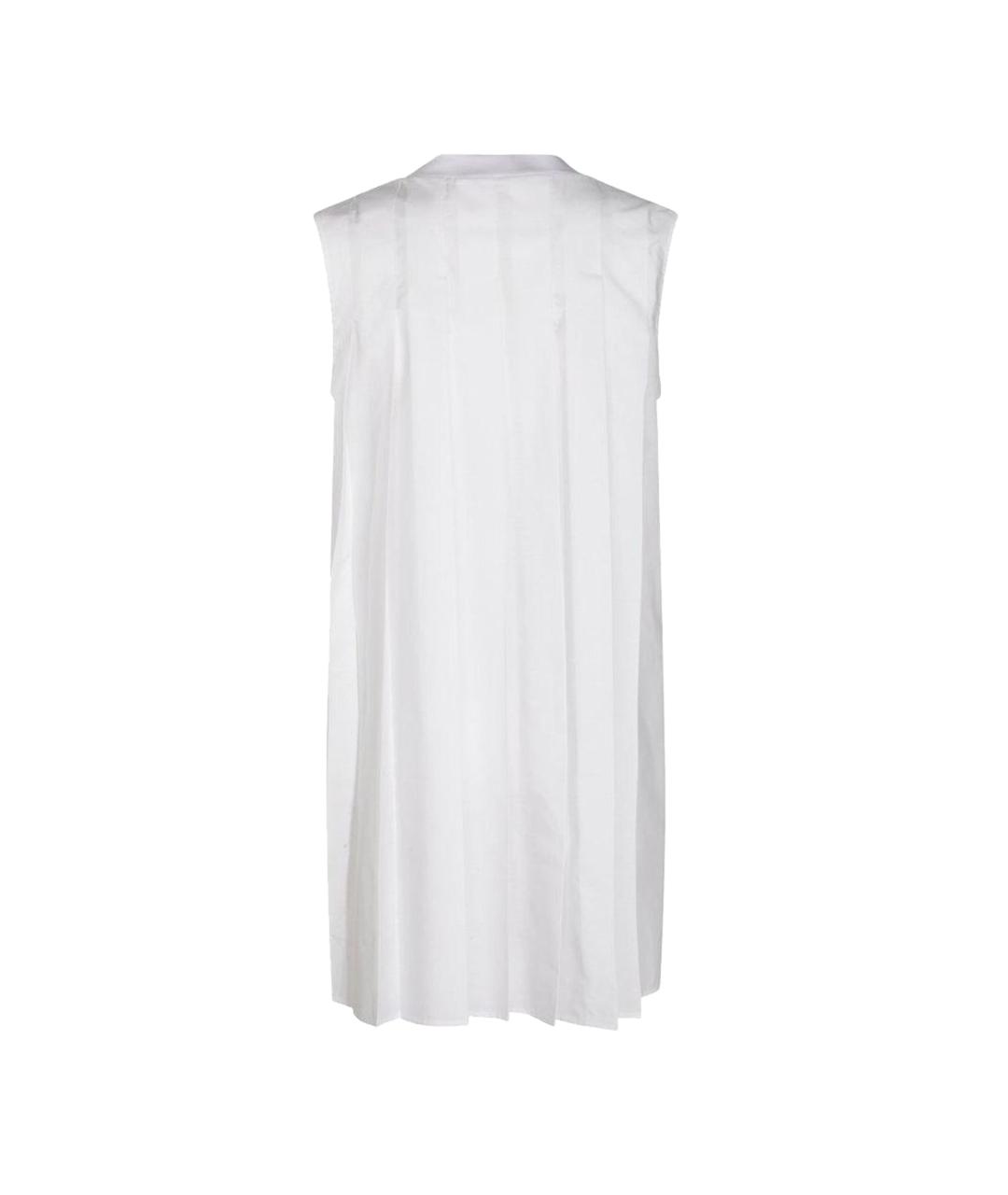SACAI Белое хлопковое повседневное платье, фото 2