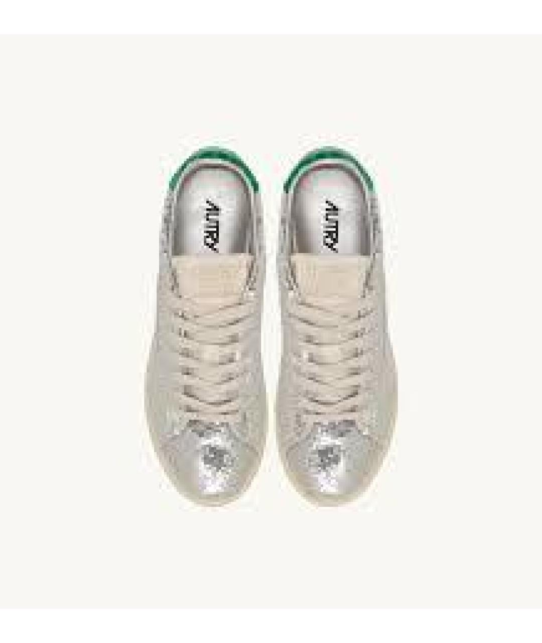 AUTRY Серебряные кроссовки, фото 3