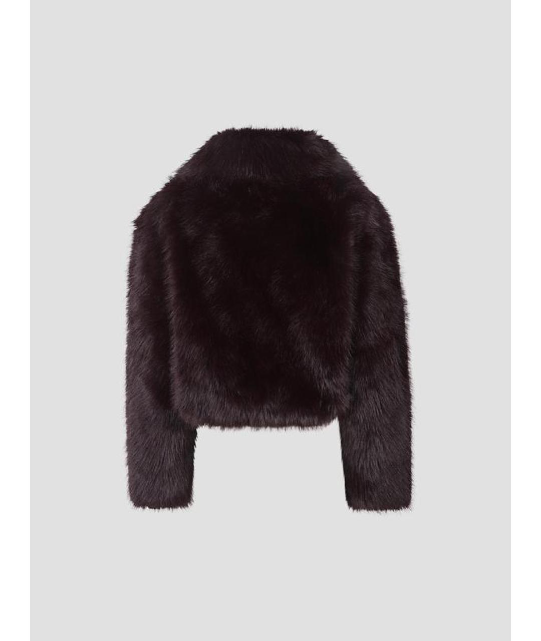 THE FRANKIE SHOP Фиолетовая полиэстеровая шуба, фото 2