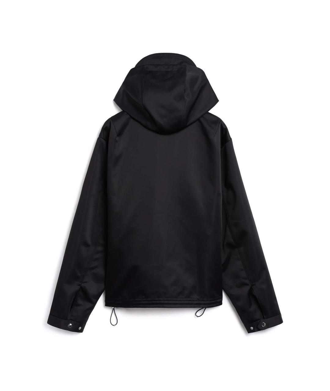 ADIDAS Черная полиэстеровая куртка, фото 2