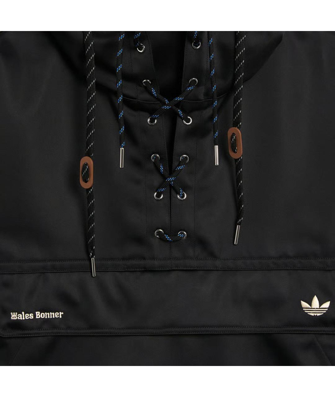 ADIDAS Черная полиэстеровая куртка, фото 3