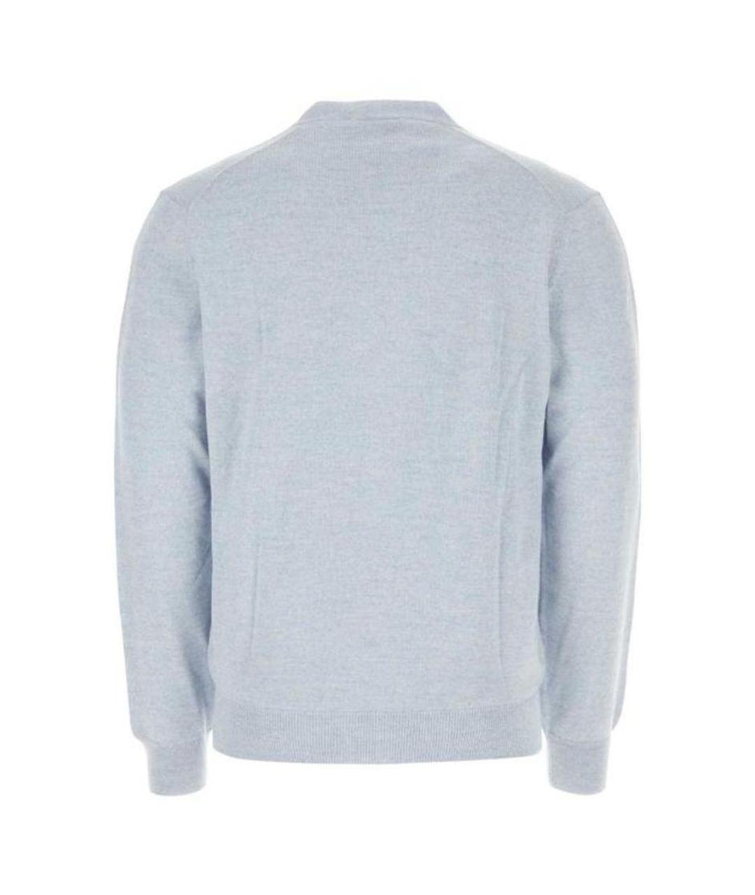 MAISON KITSUNE Серый шерстяной кардиган, фото 2