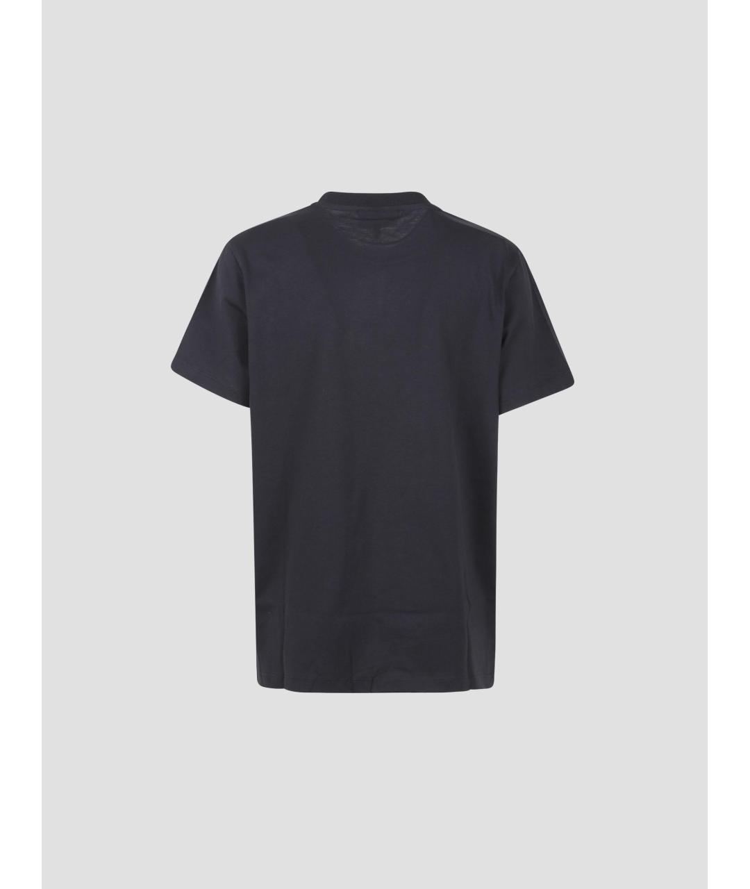 GANNI Серая хлопковая футболка, фото 2