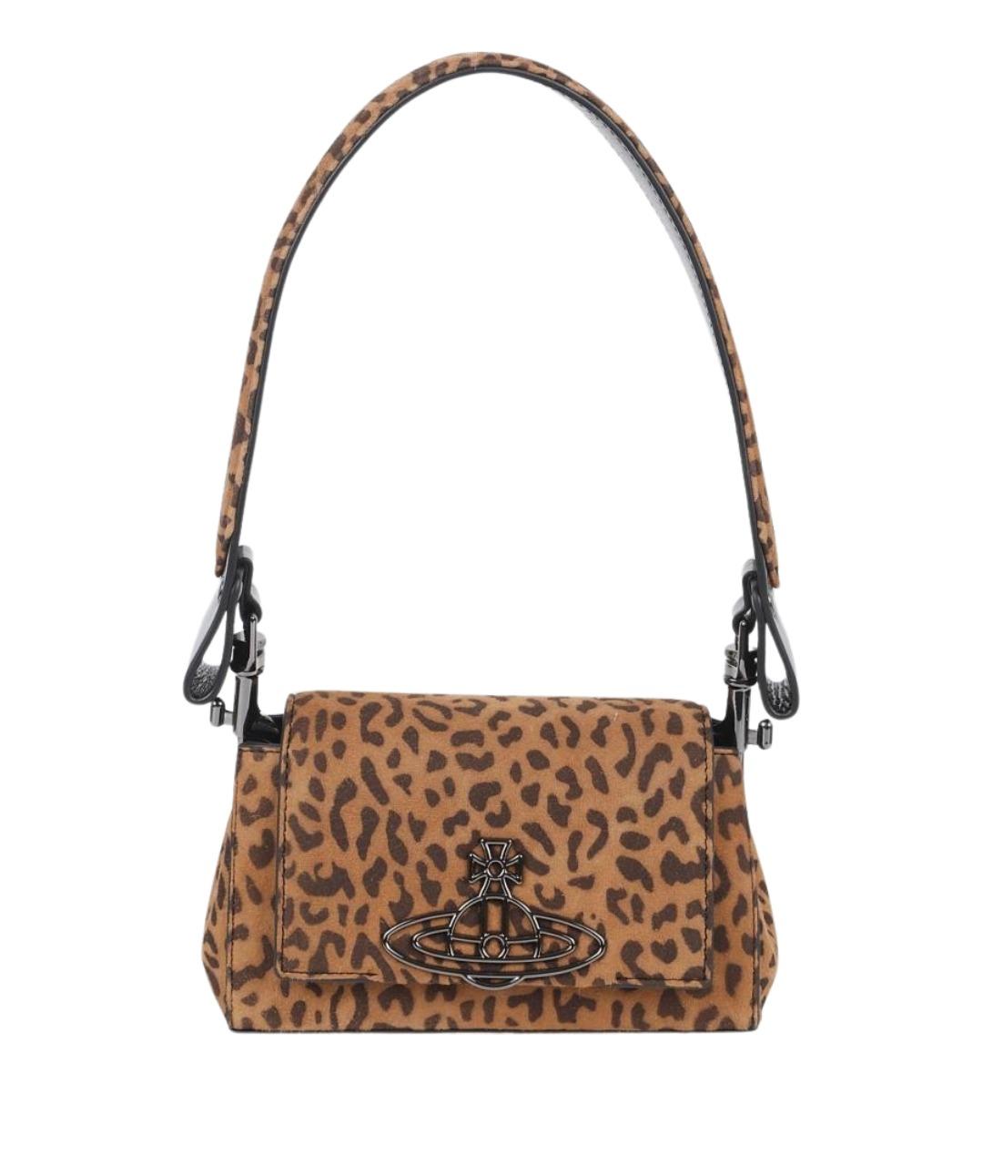 VIVIENNE WESTWOOD Мульти замшевая сумка с короткими ручками, фото 1