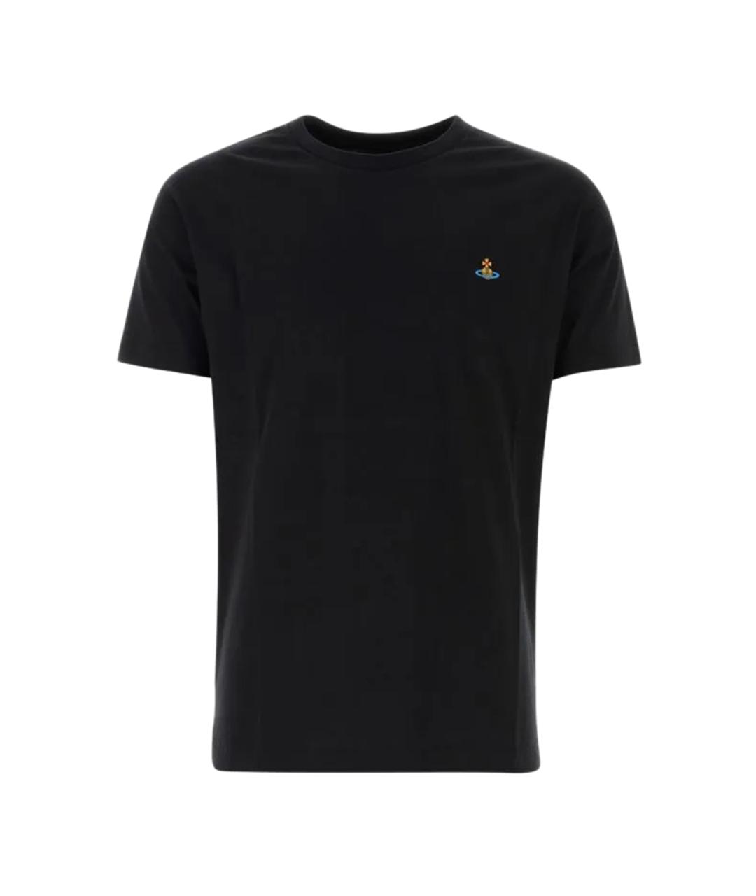 VIVIENNE WESTWOOD Черная хлопковая футболка, фото 1