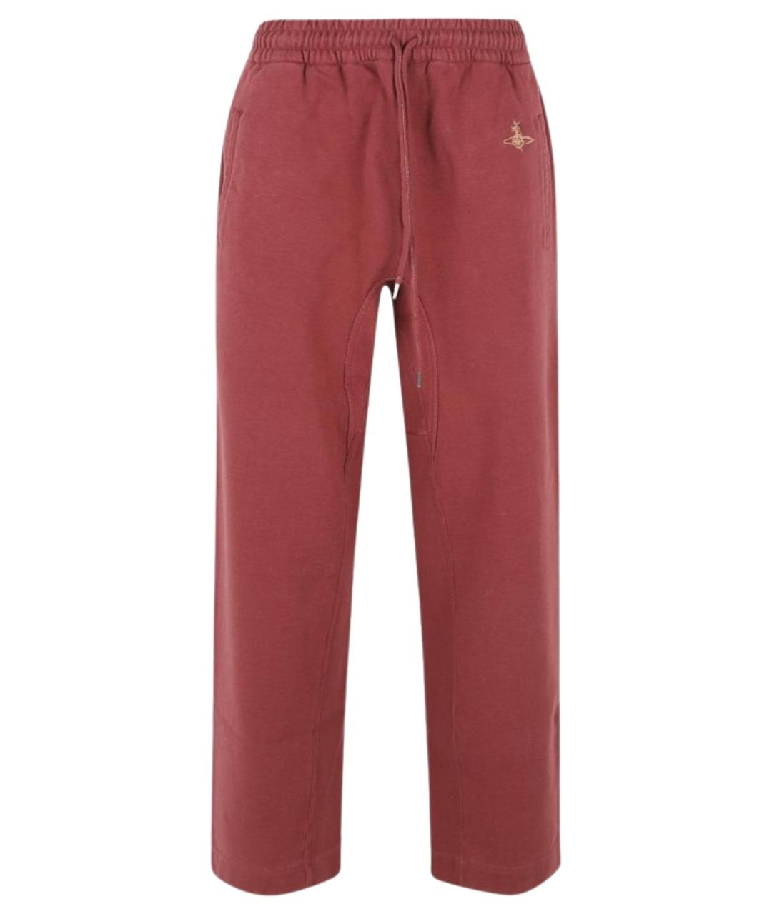 VIVIENNE WESTWOOD Красные хлопковые спортивные брюки и шорты, фото 1