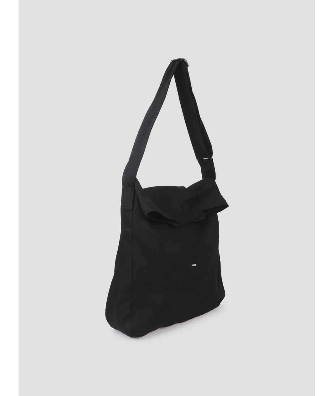 OUR LEGACY Черная хлопковая сумка через плечо, фото 2