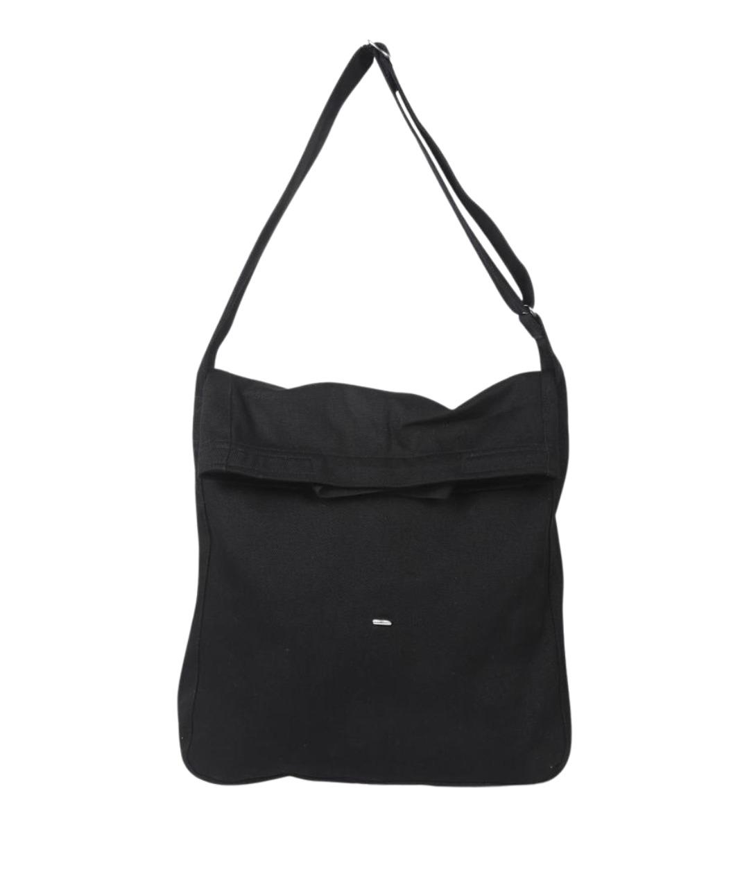 OUR LEGACY Черная хлопковая сумка через плечо, фото 1