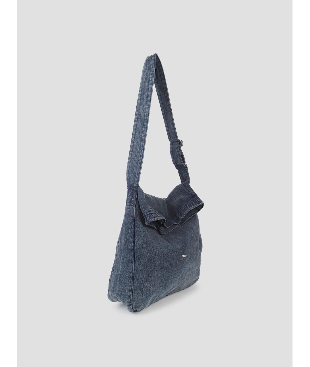 OUR LEGACY Серая хлопковая сумка через плечо, фото 2