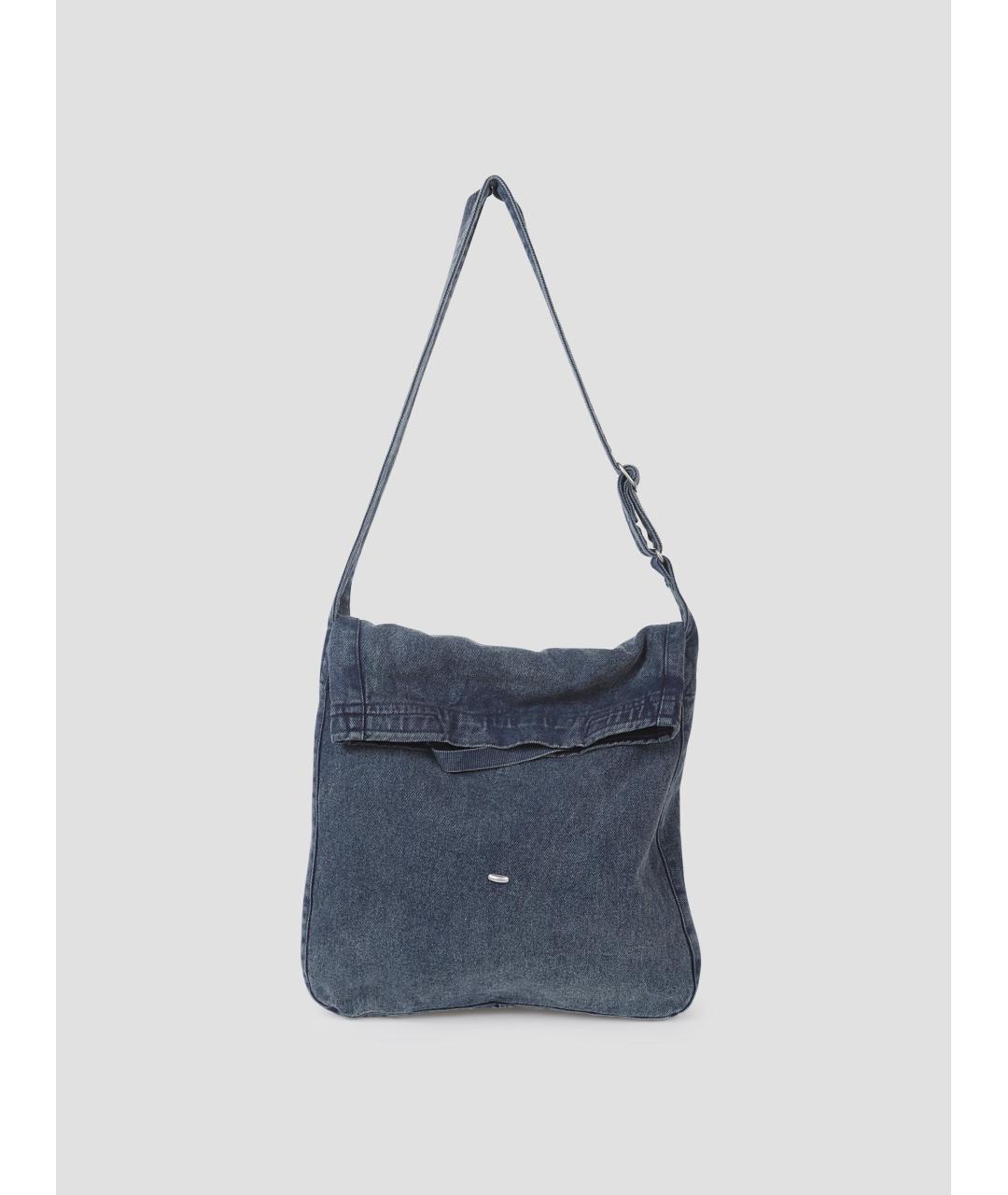 OUR LEGACY Серая хлопковая сумка через плечо, фото 4