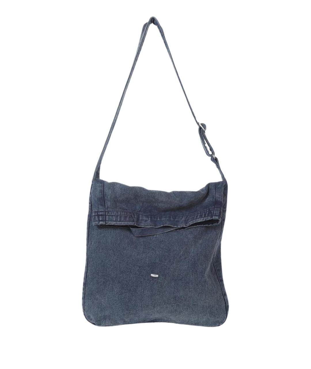 OUR LEGACY Серая хлопковая сумка через плечо, фото 1