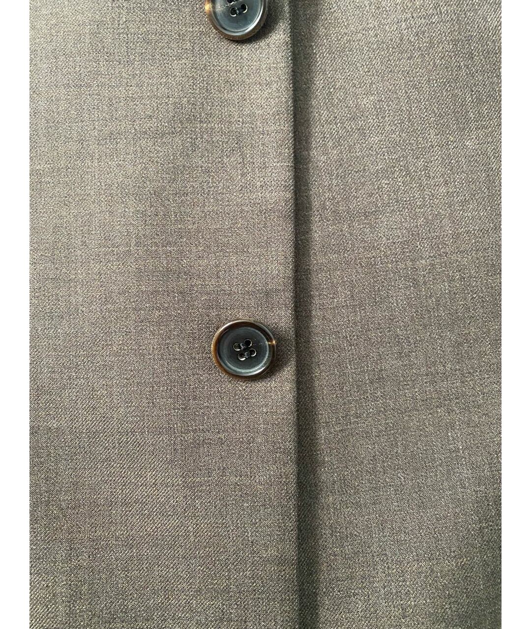 PRADA Коричневый шерстяной пиджак, фото 2
