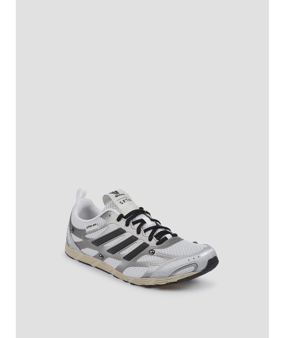 ADIDAS Серые текстильные низкие кроссовки / кеды, фото 3