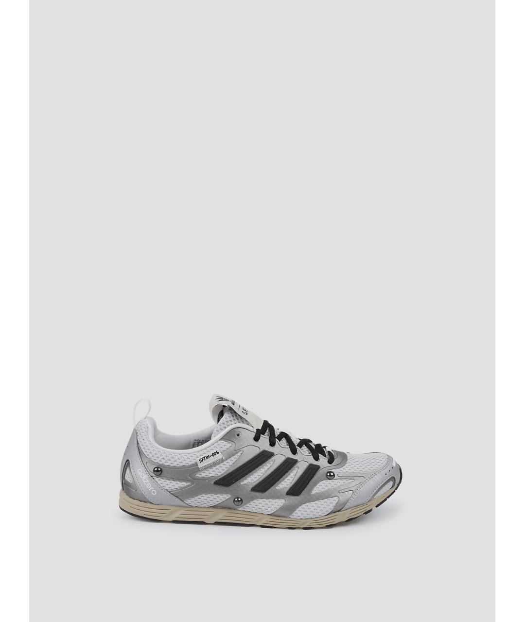 ADIDAS Серые текстильные низкие кроссовки / кеды, фото 4