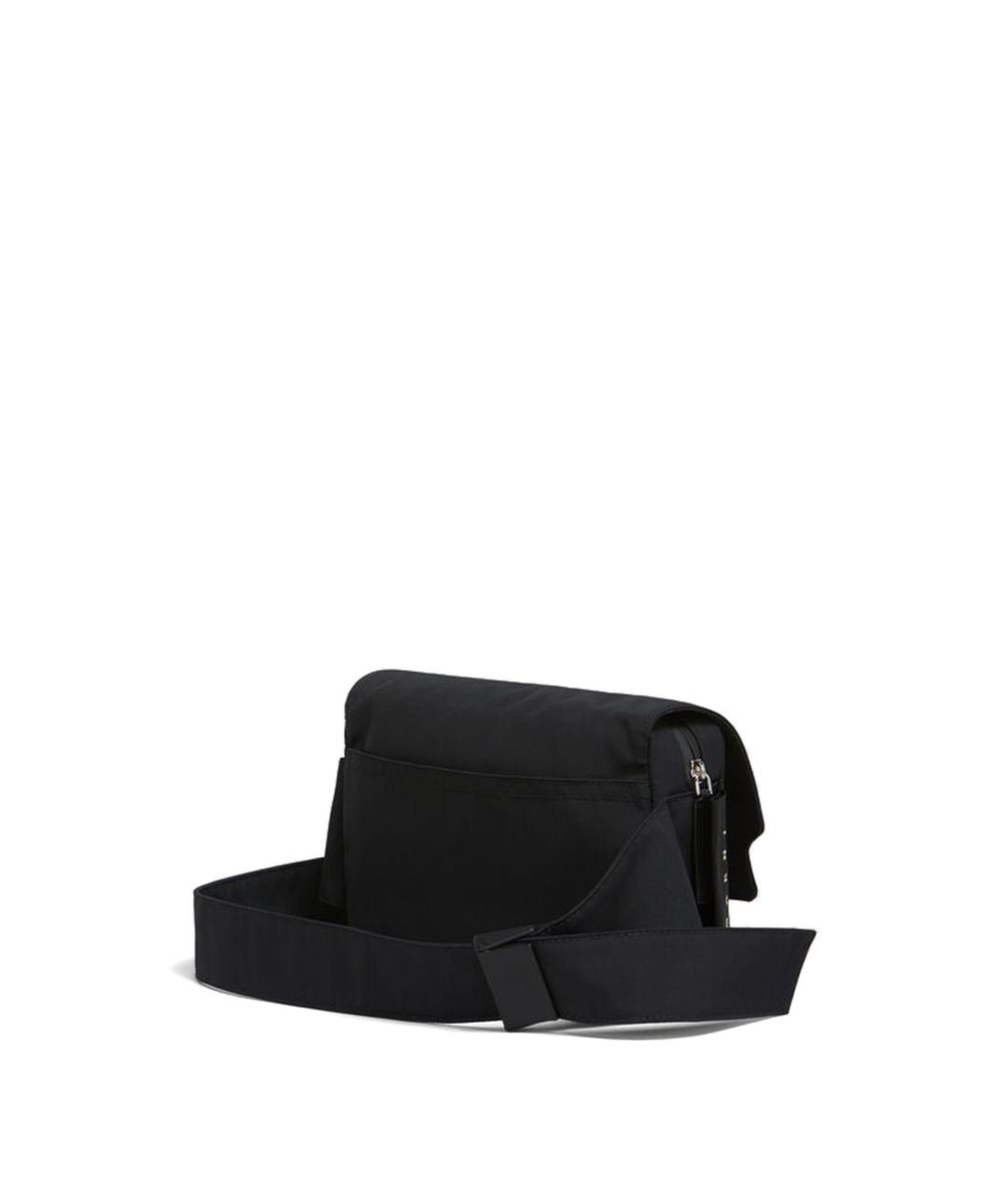 MARNI Черная синтетическая сумка на плечо, фото 2