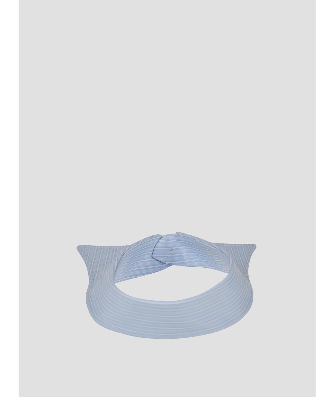 MAISON MARGIELA Голубая хлопковая классическая рубашка, фото 2