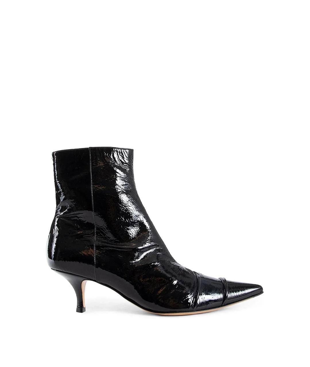 MAISON MARGIELA Черные кожаные ботильоны, фото 1