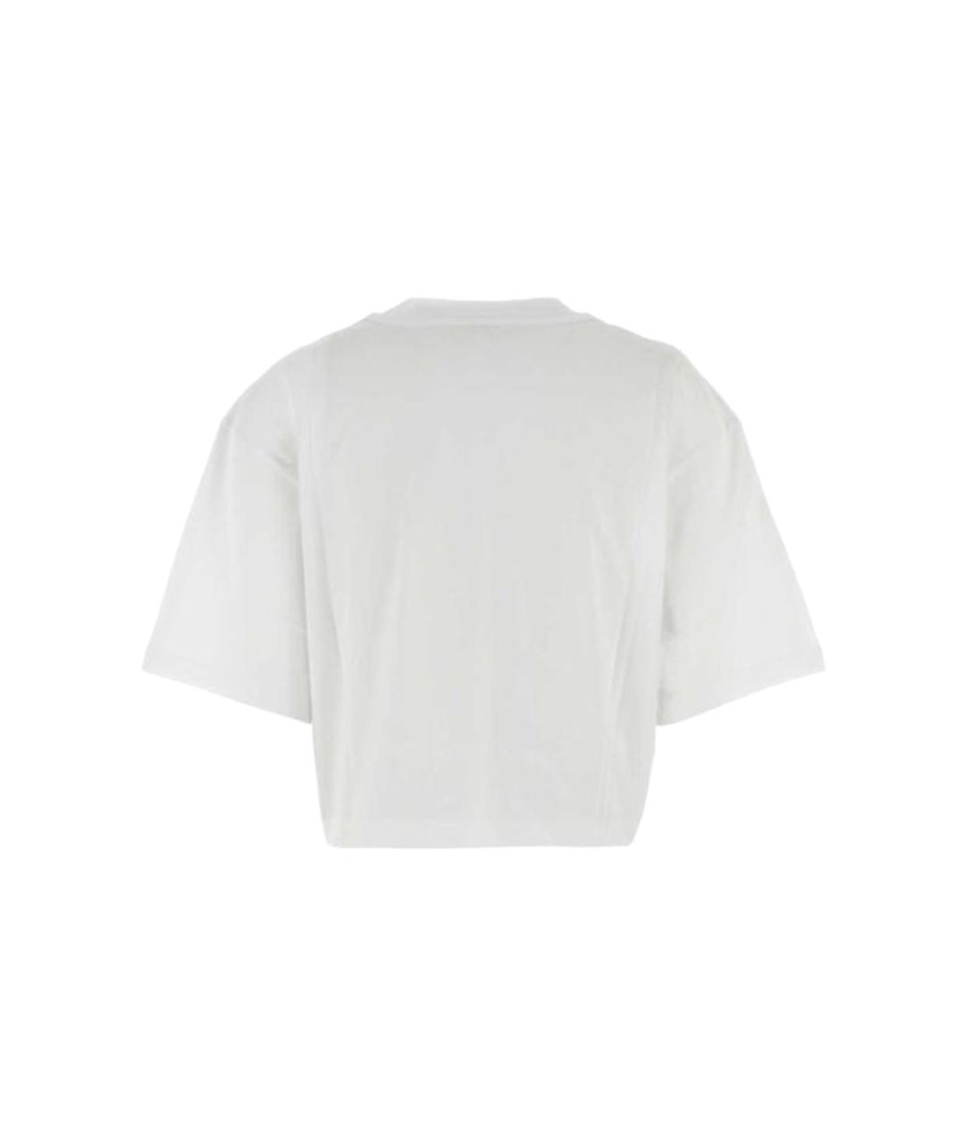 MARNI Белая хлопковая футболка, фото 2