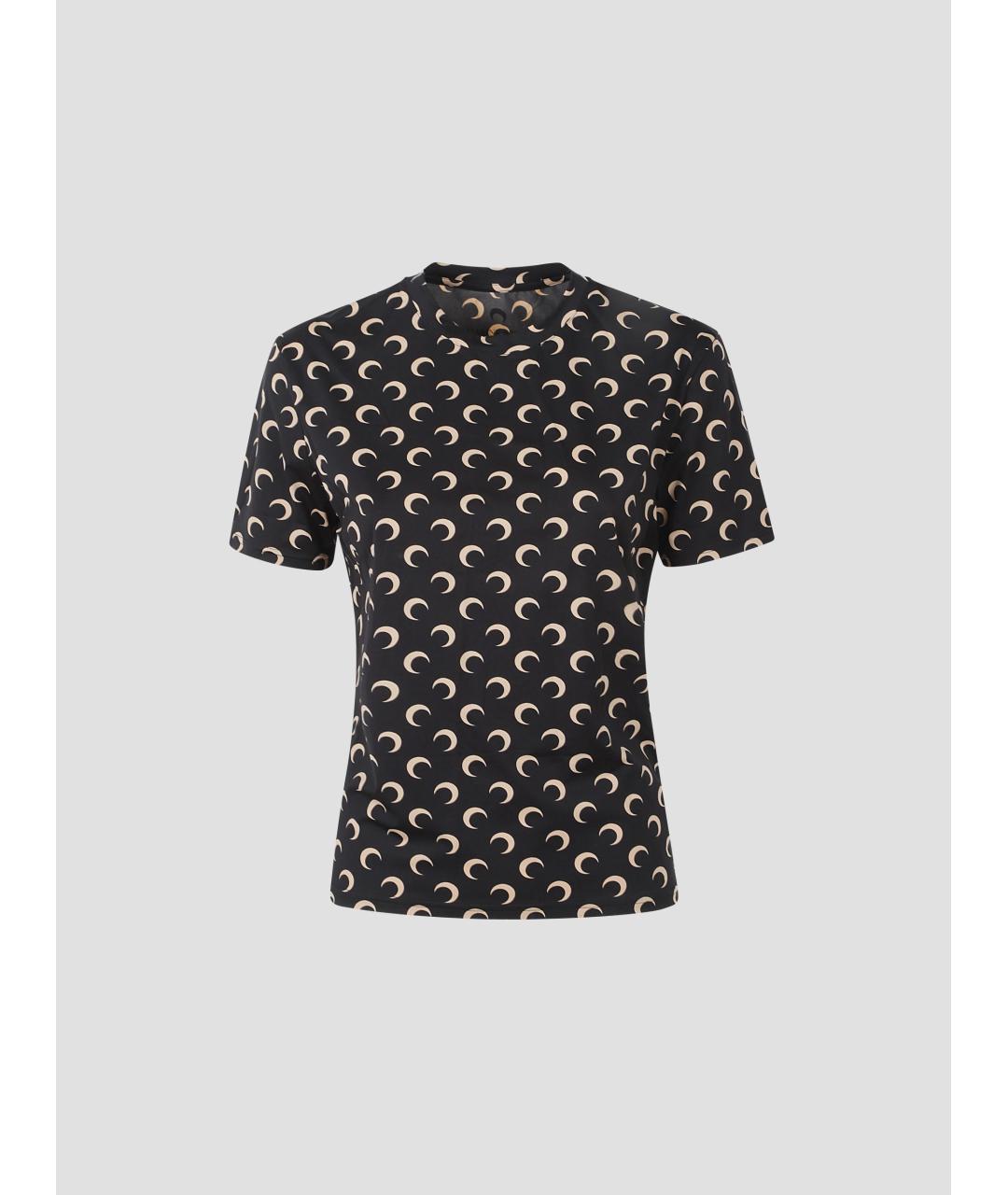 MARINE SERRE Мульти полиамидовая футболка, фото 4