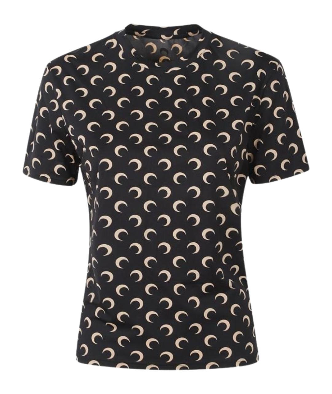 MARINE SERRE Мульти полиамидовая футболка, фото 1