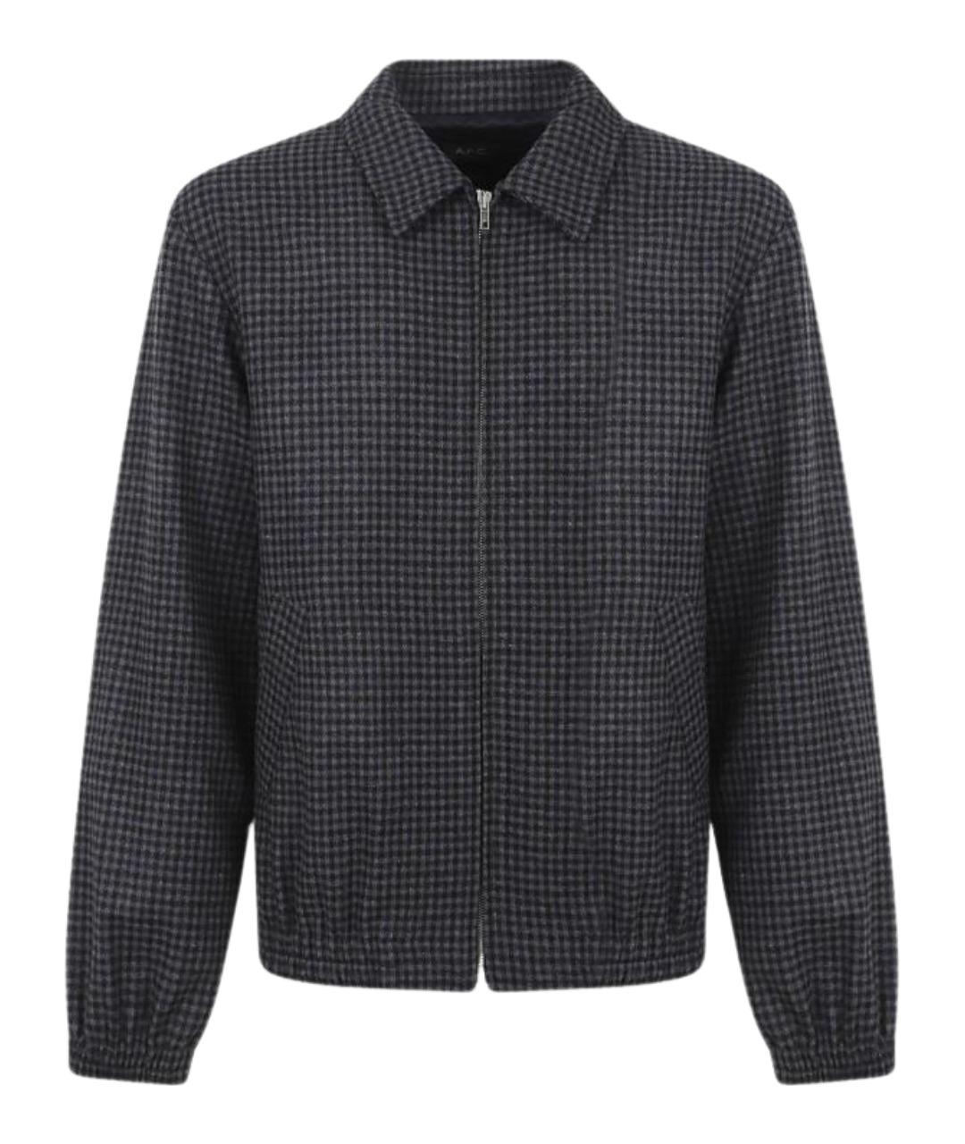 A.P.C. Антрацитовая шерстяная куртка, фото 1