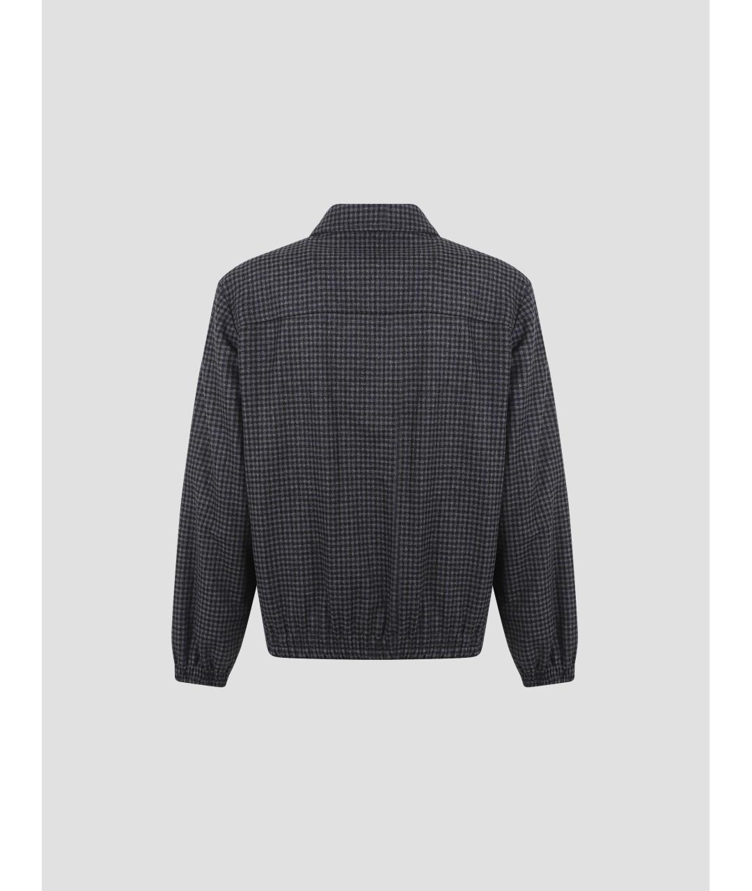 A.P.C. Антрацитовая шерстяная куртка, фото 2