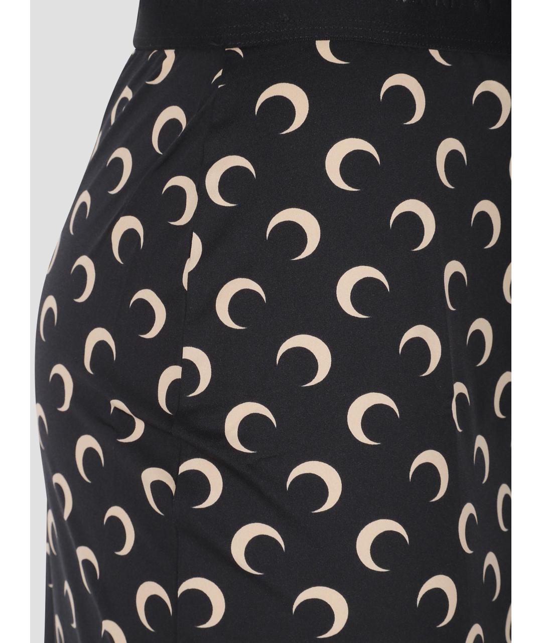 MARINE SERRE Бежевая полиамидовая юбка миди, фото 3