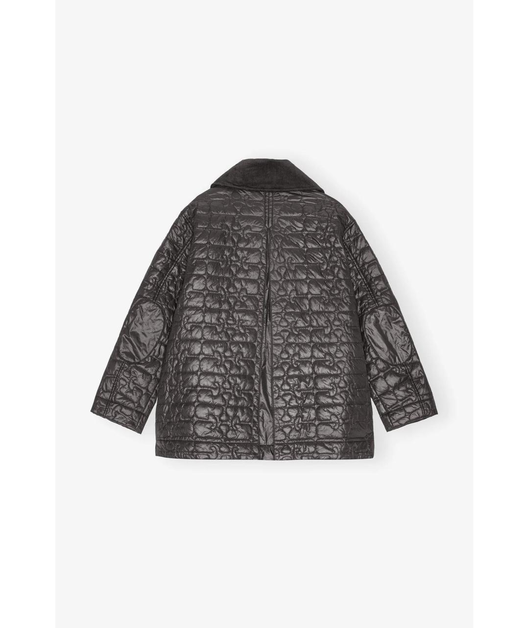 GANNI Серая полиамидовая куртка, фото 2