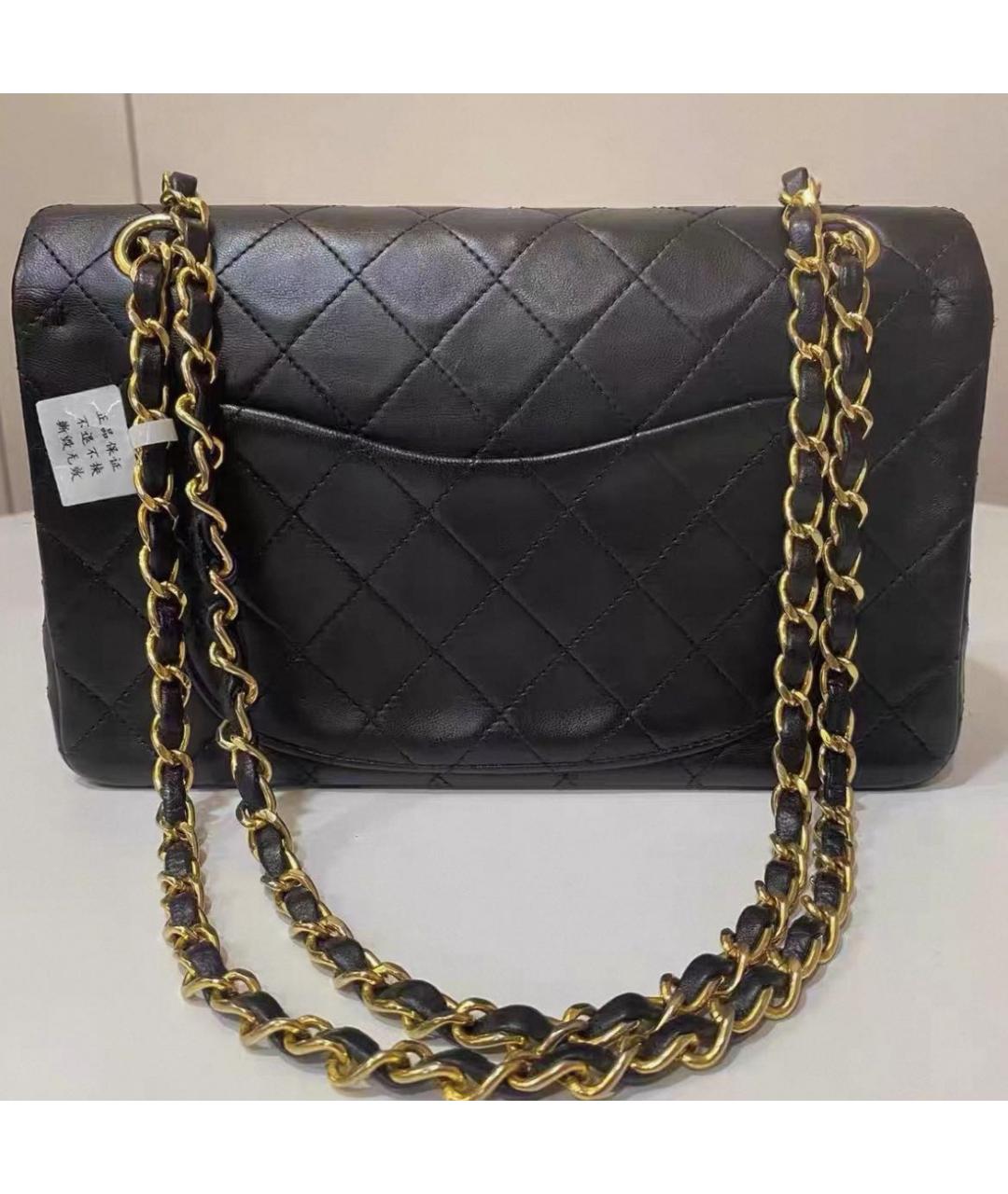 CHANEL Черная кожаная сумка через плечо, фото 3