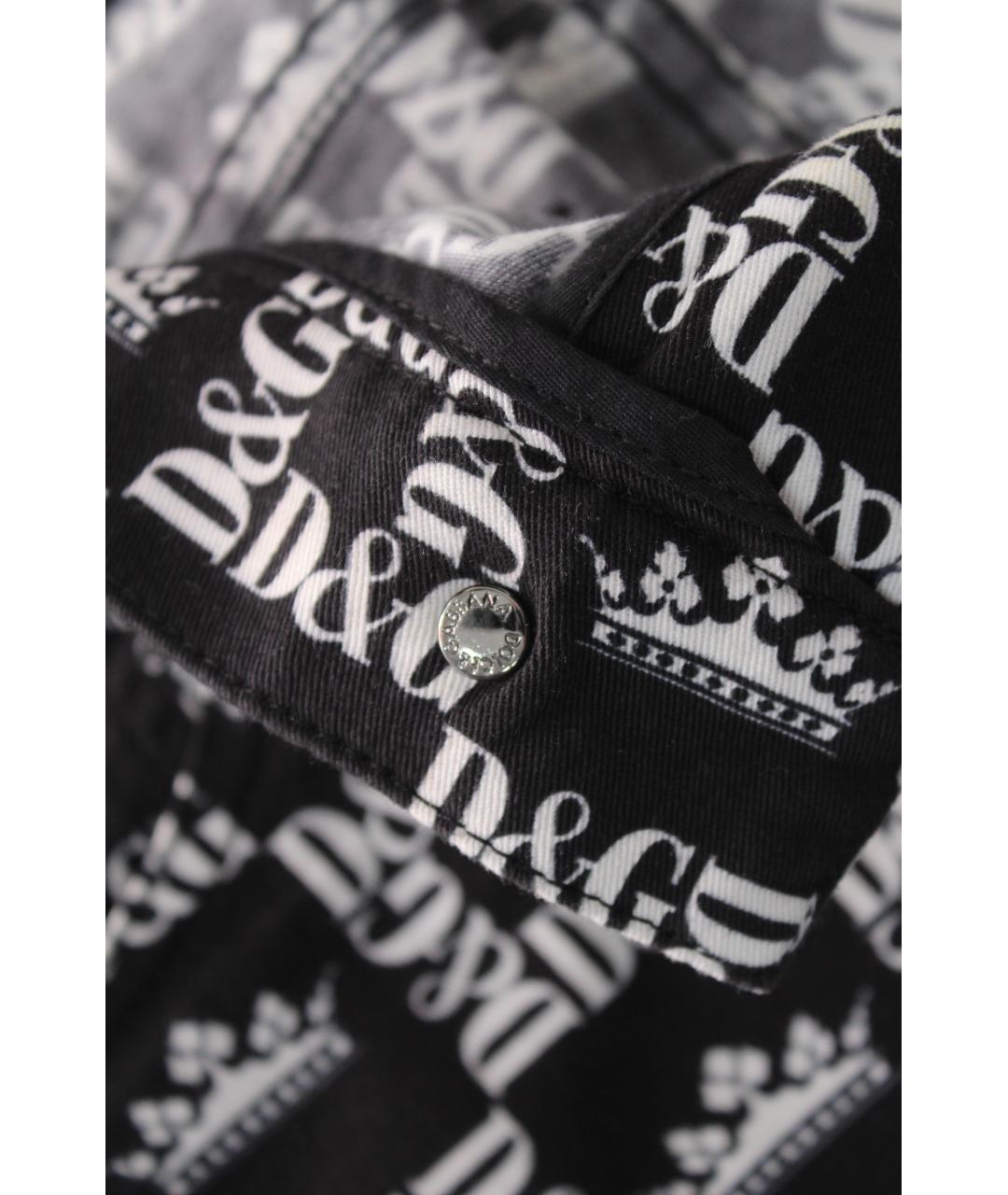 DOLCE&GABBANA Черные хлопко-эластановые повседневные брюки, фото 8