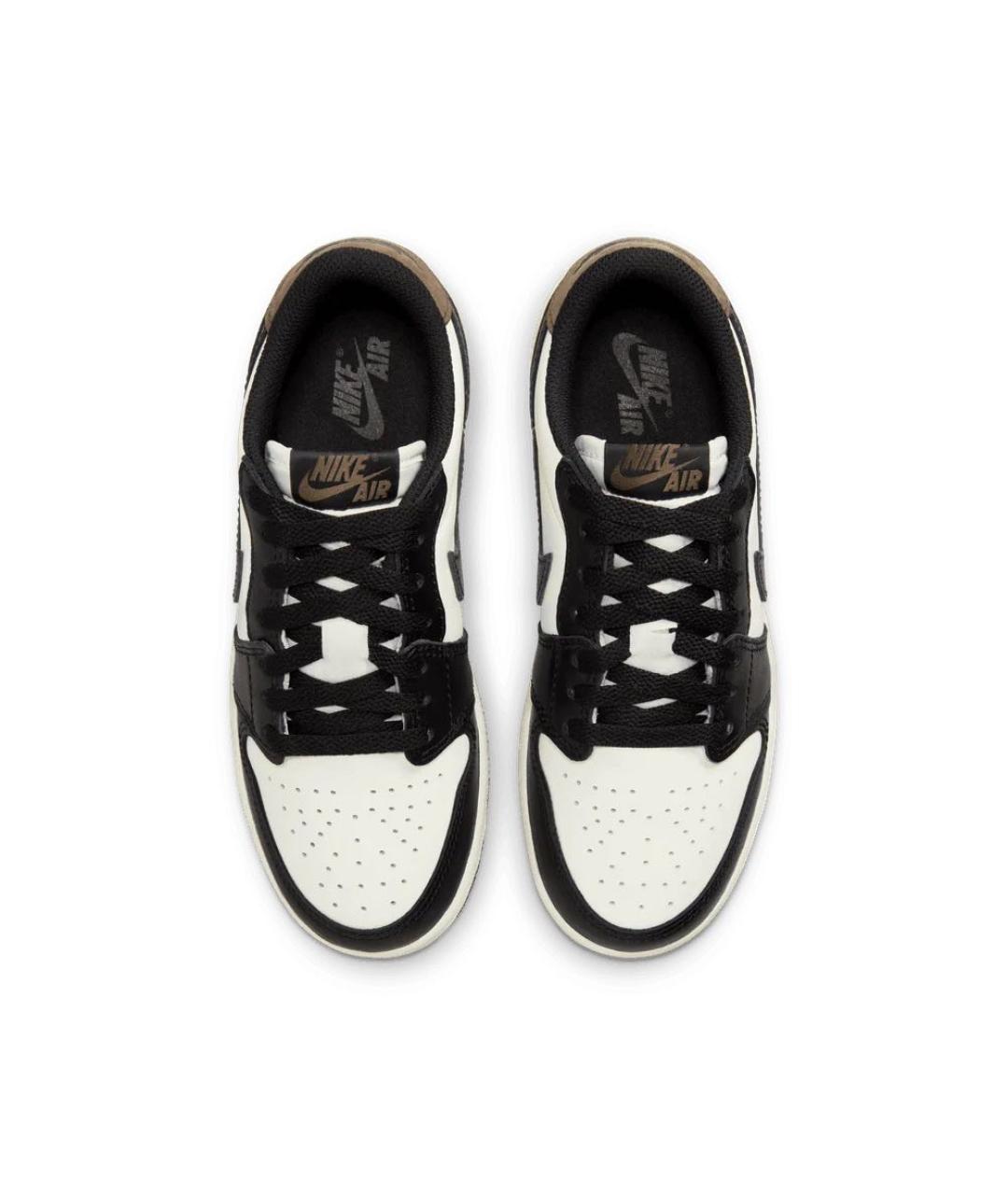 JORDAN Коричневые кожаные кроссовки, фото 3