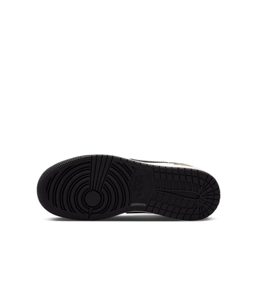 JORDAN Коричневые кожаные кроссовки, фото 5