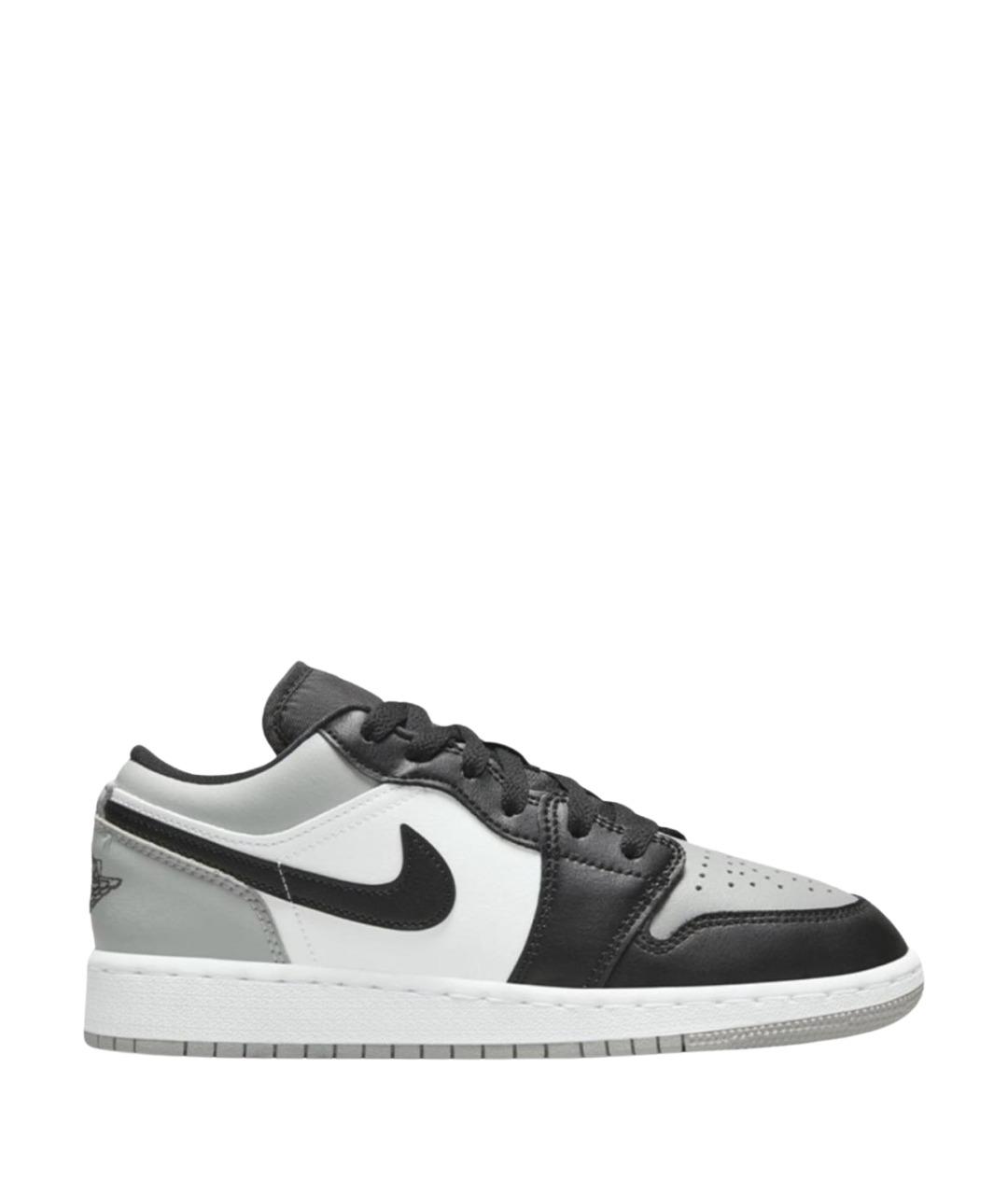 JORDAN Серые кожаные кроссовки, фото 1