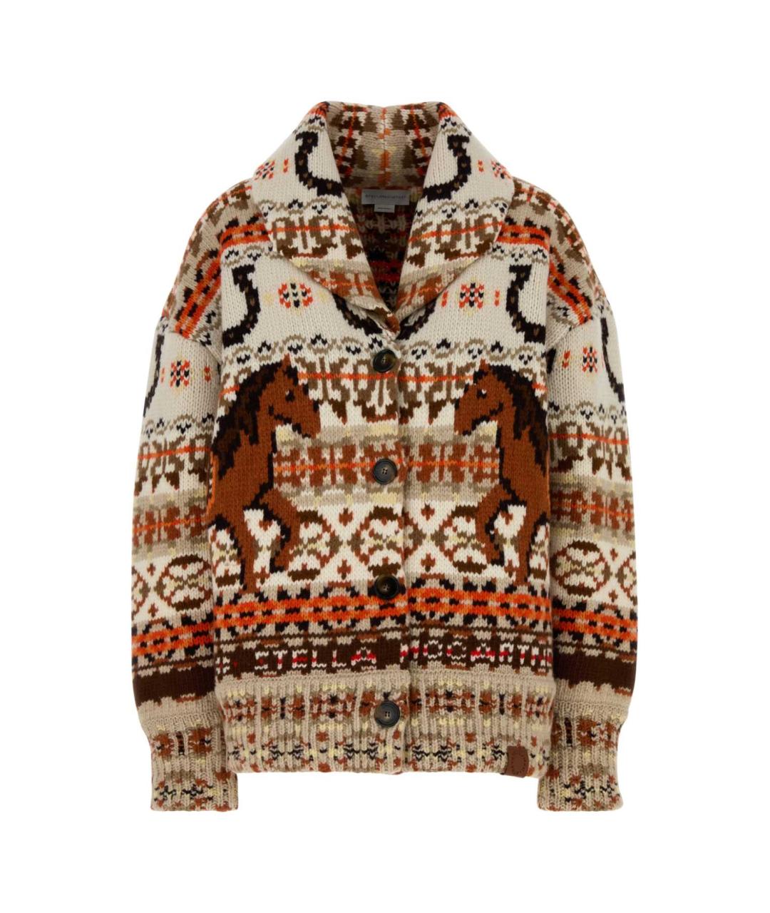 STELLA MCCARTNEY Мульти шерстяной кардиган, фото 1