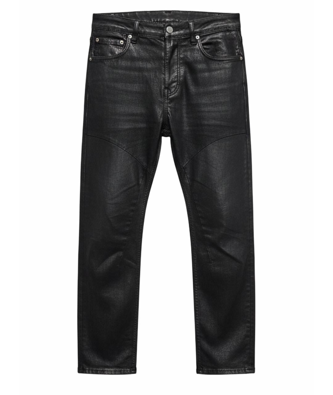 RICK OWENS Черные хлопко-эластановые джинсы скинни, фото 1