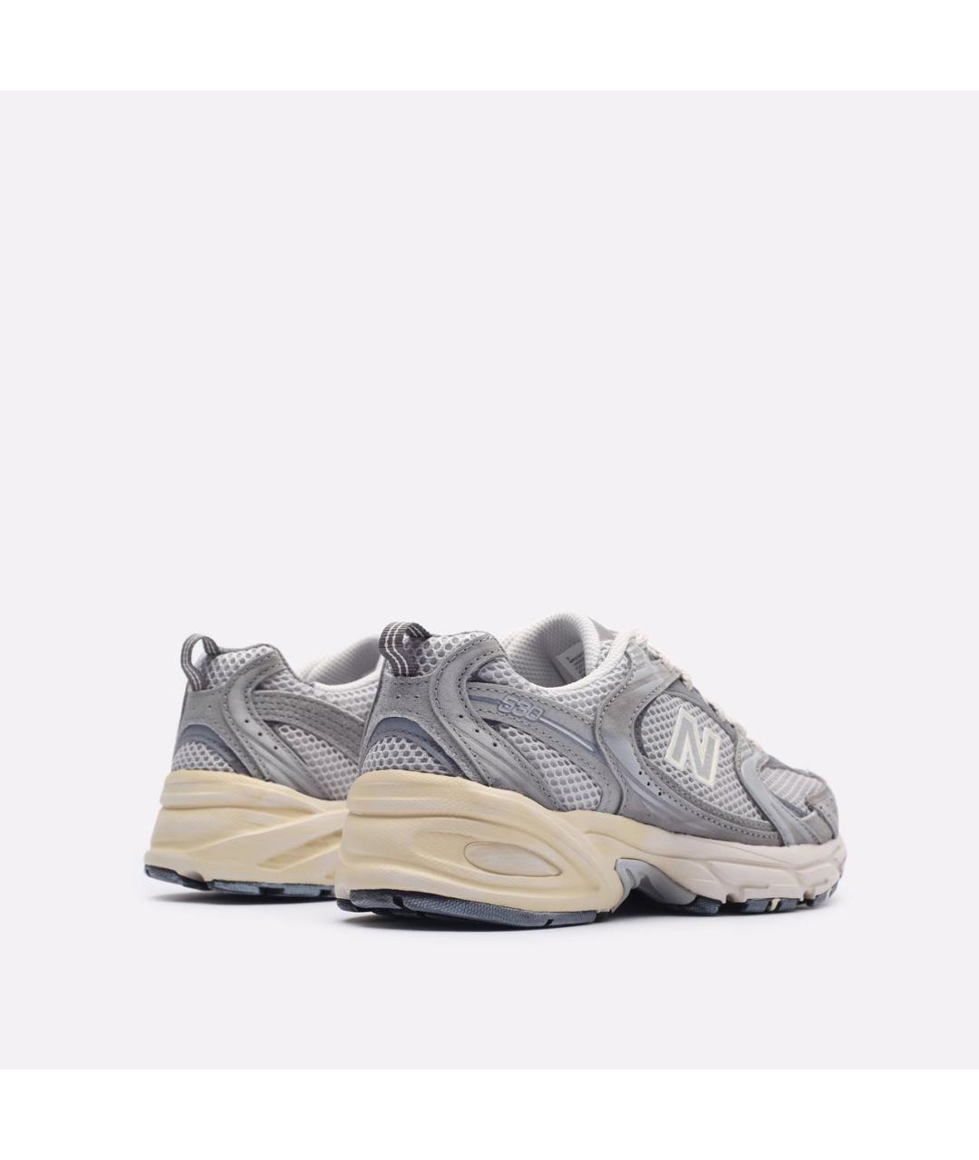 NEW BALANCE Серые текстильные кроссовки, фото 4