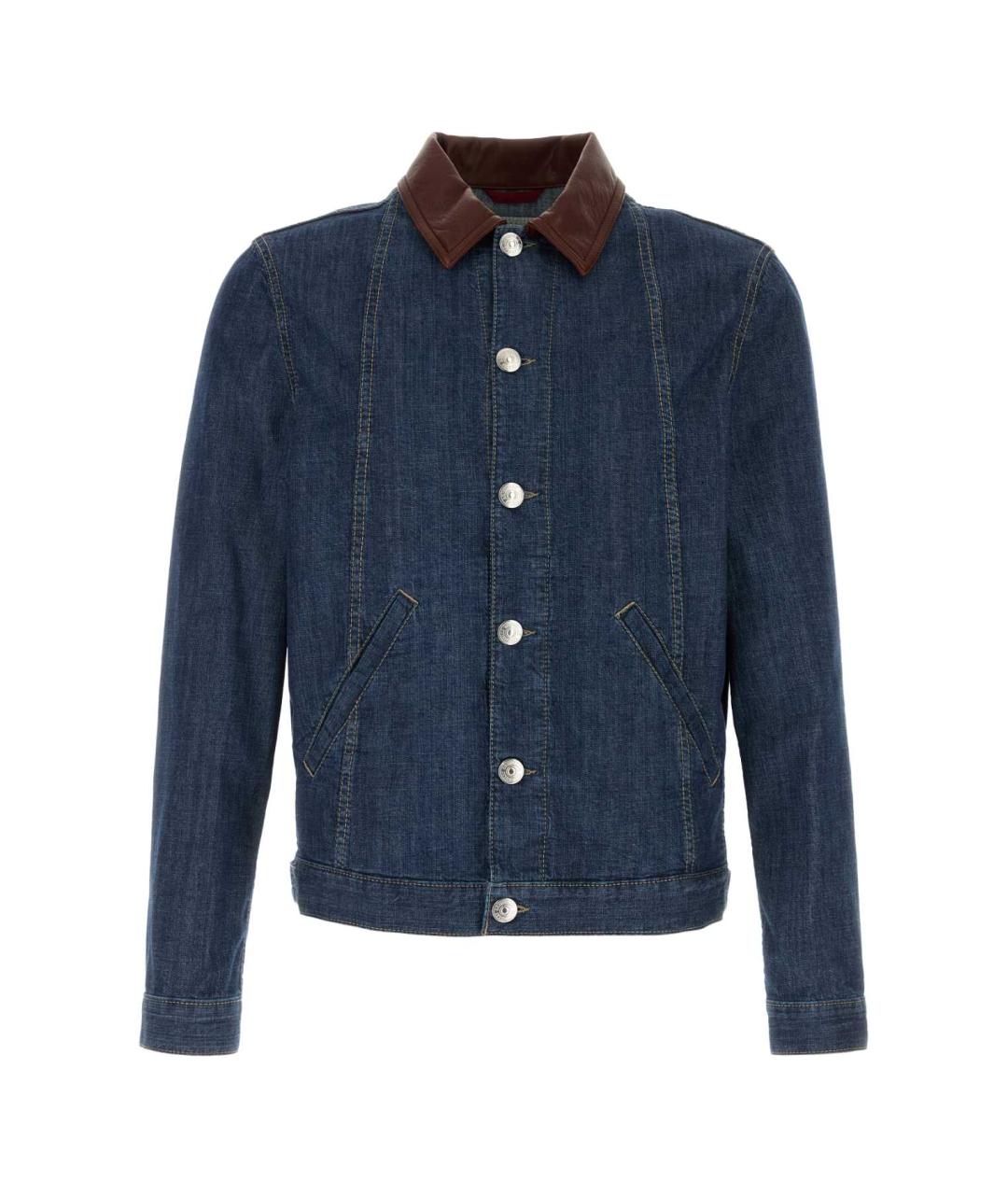 BRUNELLO CUCINELLI Синяя хлопковая куртка, фото 1