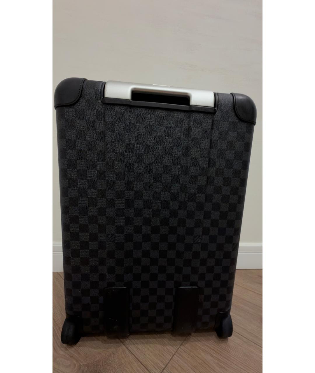 LOUIS VUITTON Черный чемодан, фото 8