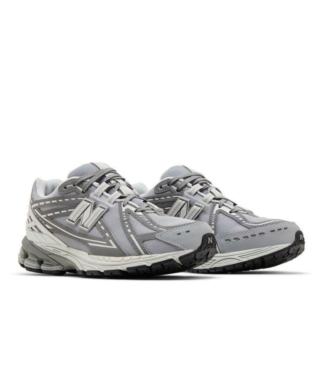 NEW BALANCE Серые текстильные низкие кроссовки / кеды, фото 2