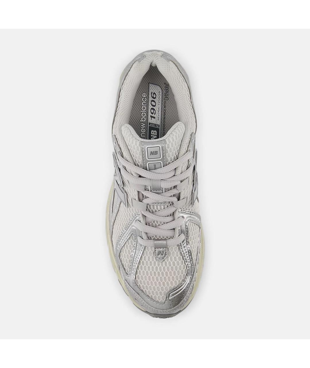 NEW BALANCE Белые текстильные низкие кроссовки / кеды, фото 3