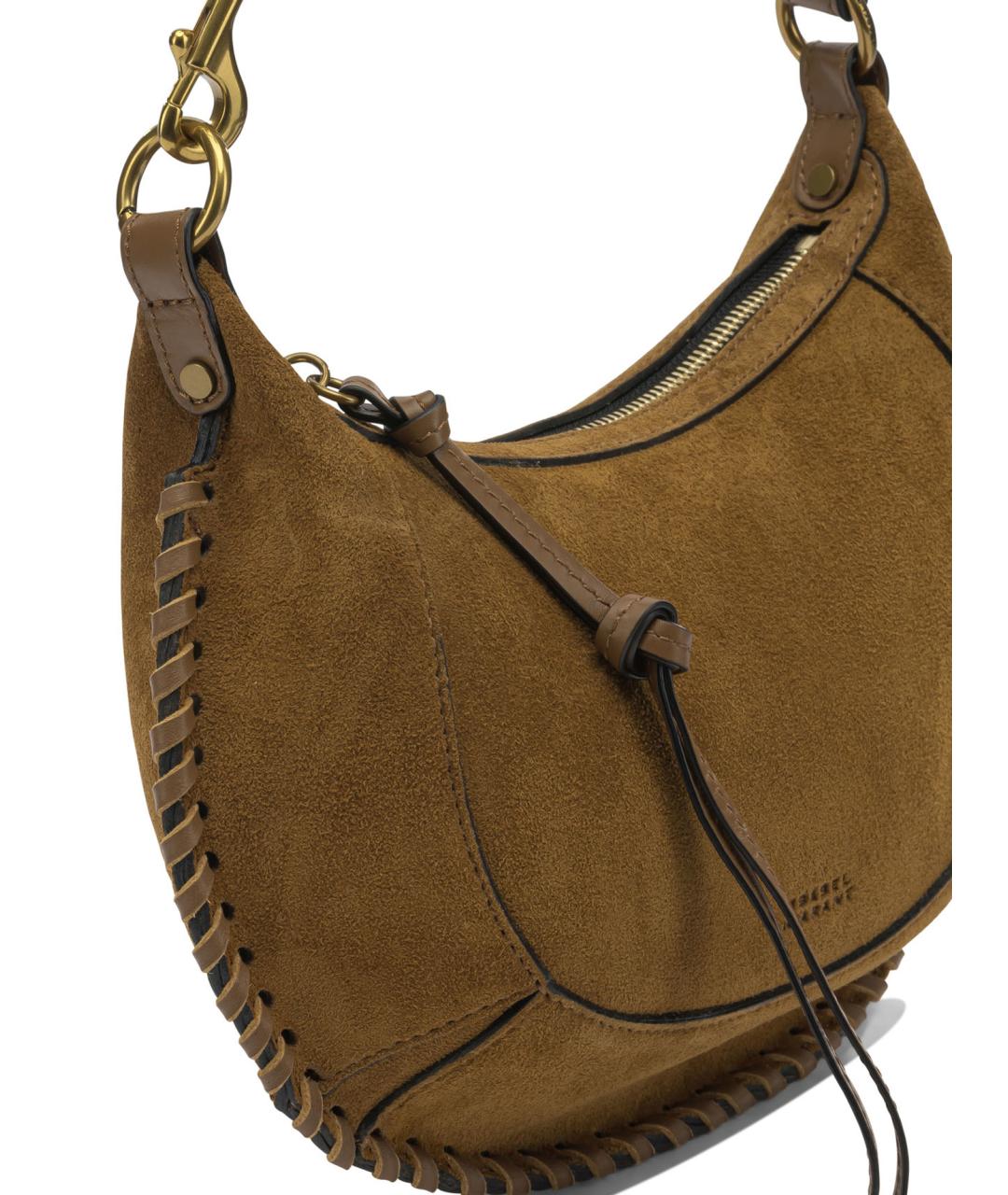 ISABEL MARANT Коричневая замшевая сумка через плечо, фото 4