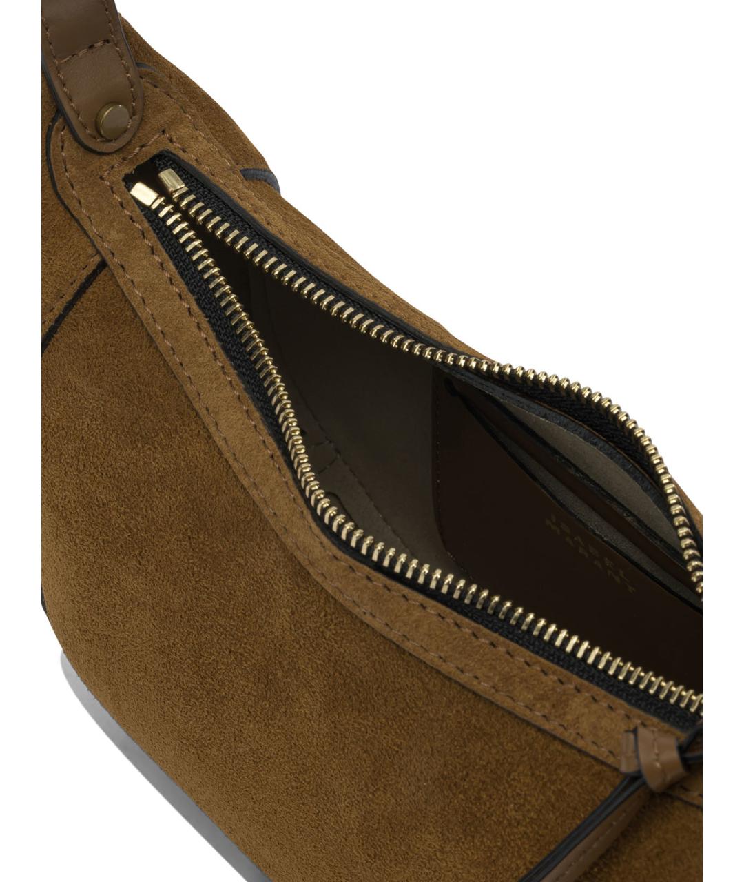 ISABEL MARANT Коричневая замшевая сумка через плечо, фото 5