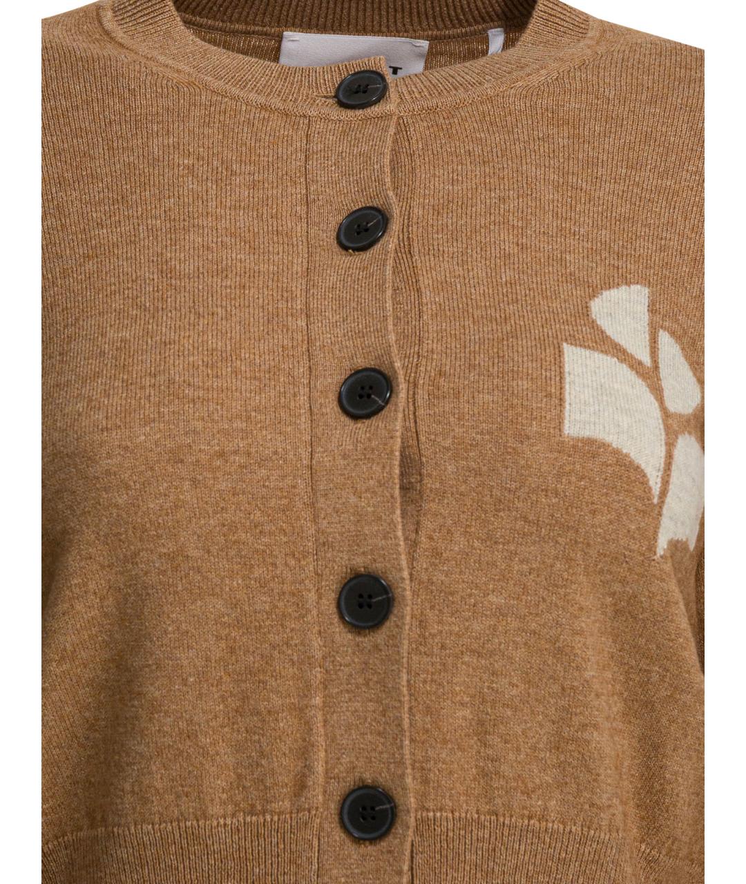 ISABEL MARANT ETOILE Коричневый хлопковый джемпер / свитер, фото 3